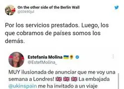 Estefanía Molina se va de España