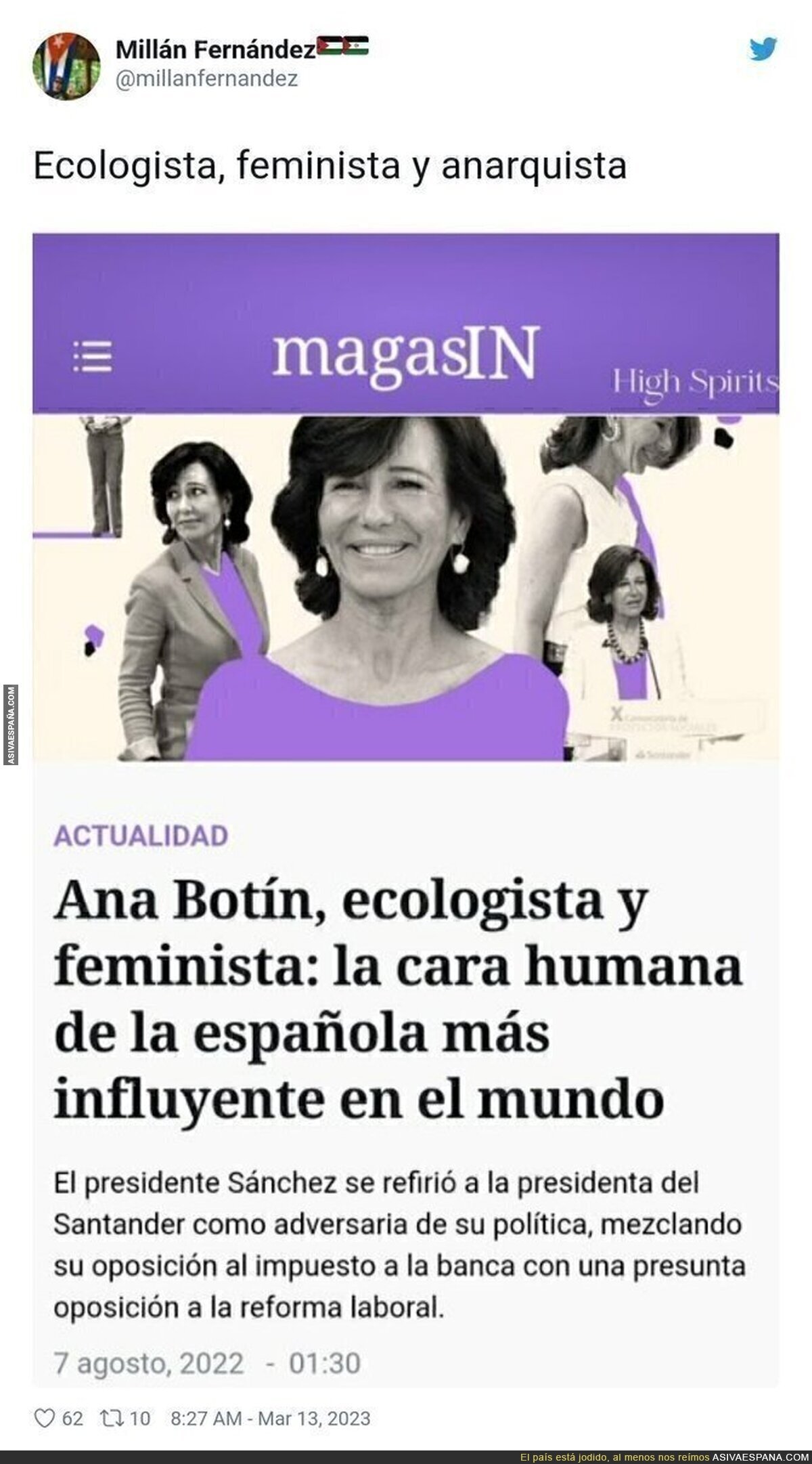 Nadie se cree esto de Ana Botín
