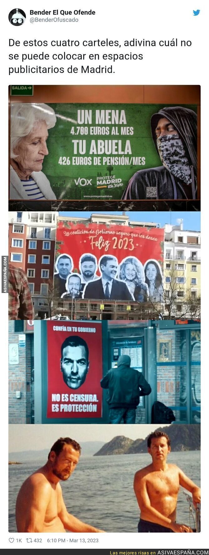 La imagen que no gusta de Madrid