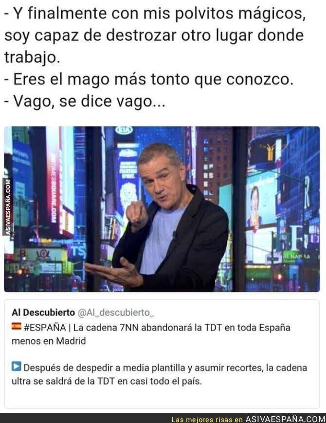 La magia de Toni Cantó