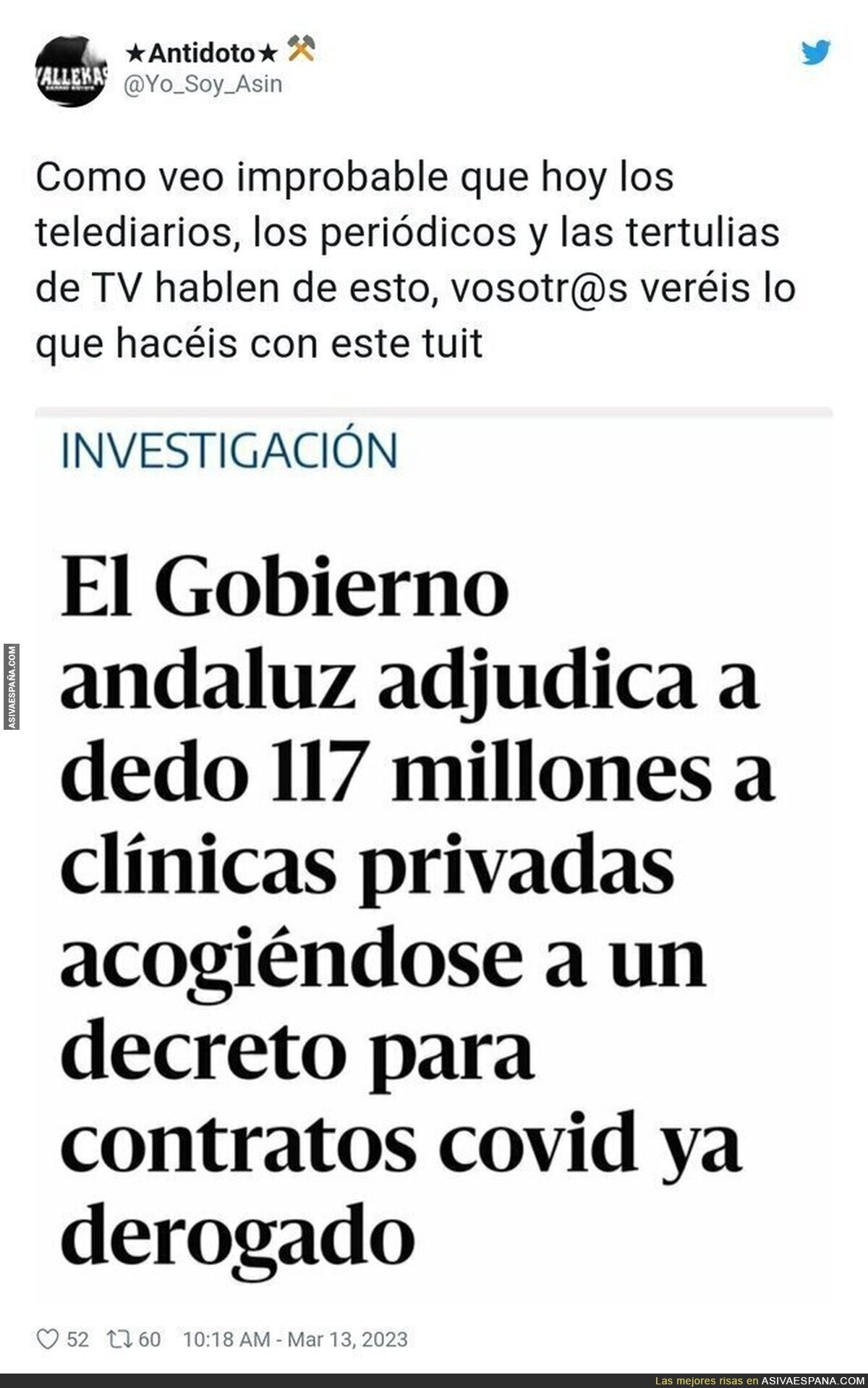 Otra más del Gobierno andaluz