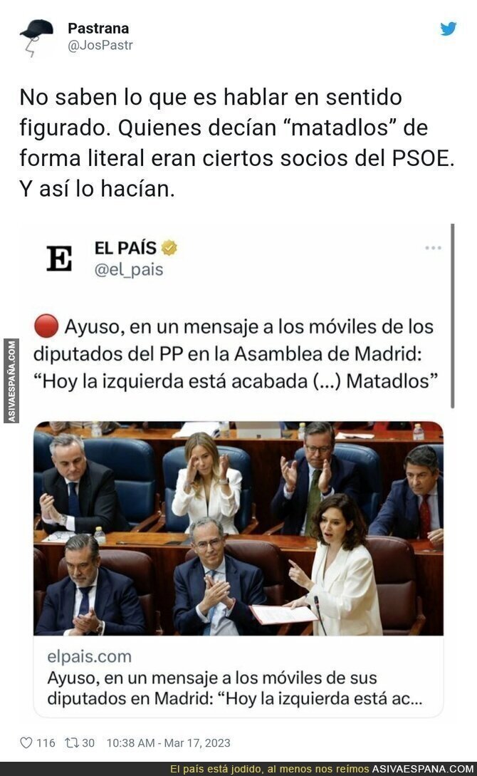 Hay que pillar más las ironías