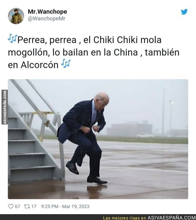 Joe Biden enloquece