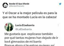 ¿Quién se cree que Lucia Etxebarria va al gimnasio?