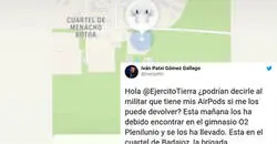 Este chico pilla a un militar despu&eacute;s de haber robado sus Airpods