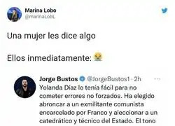 Jorge Bustos se ofende cuando atacan a Tamames