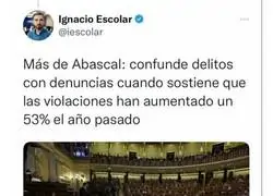 Ignacio Escolar intenta desacreditar a Santiago Abascal y se pega un tiro en el pie