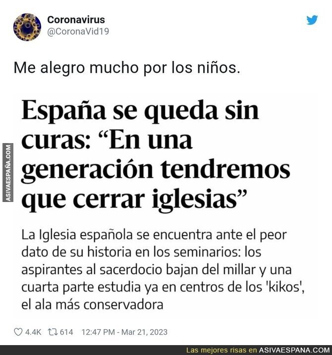 Una buena noticia para la juventud