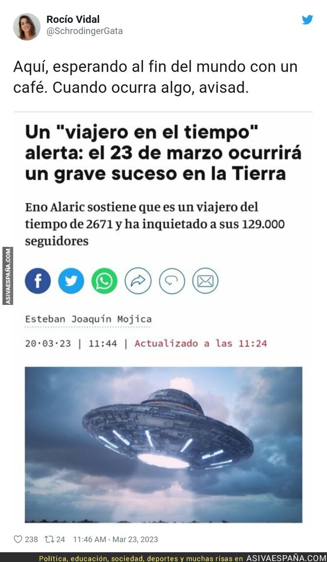 Y pasó un día y aquí no ha ocurrido nada