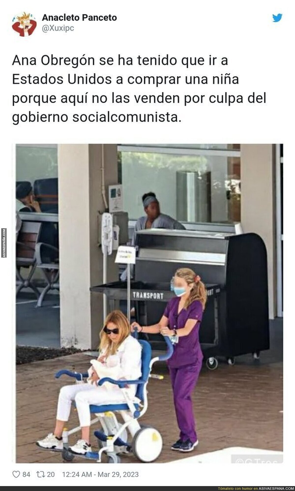 Vergüenza absoluta de Ana Obregón saliendo en silla de ruedas en Miami con un bebé recién comprado