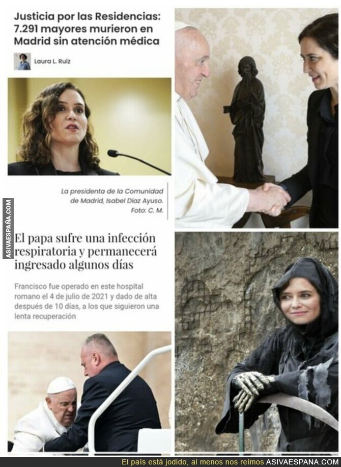 La parca haciendo de las suyas