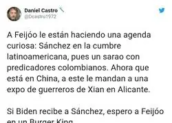 Un enemigo est&aacute; haciendo la agenda de Feij&oacute;o