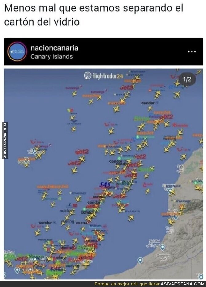 Y menos mal que nos cobran las bolsas de plástico en el súper