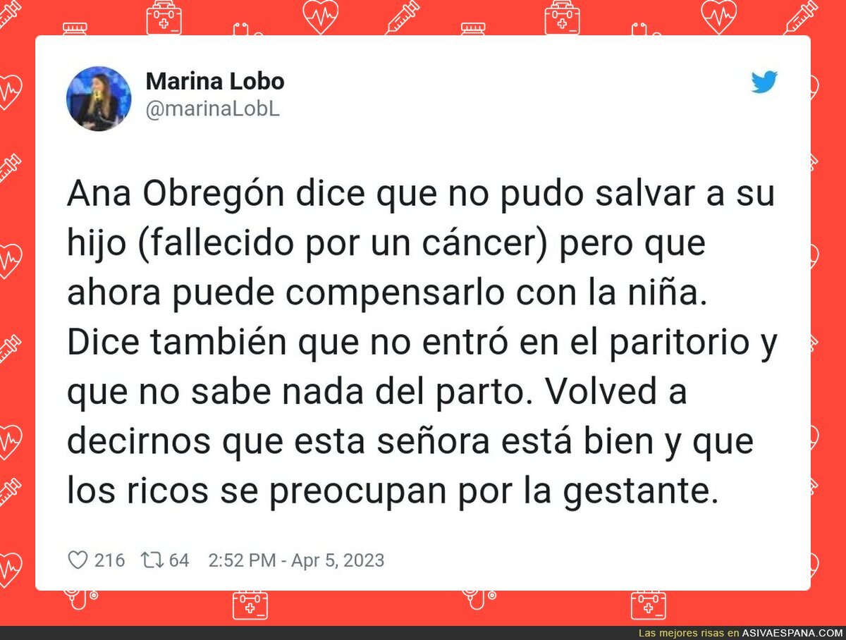 Así se preocupó Ana Obregón por el proceso de su nueva nieta