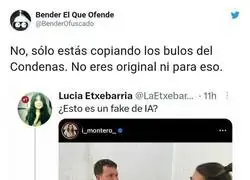Lucia Etxebarria difundiendo bulos de la ultraderecha