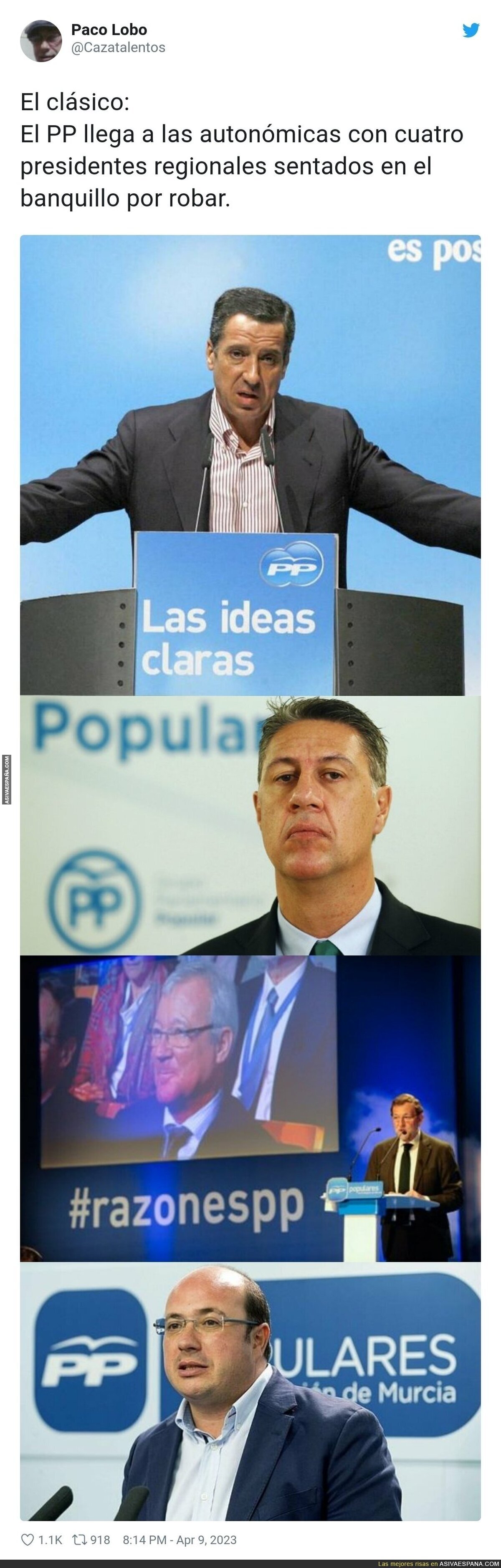 Los peligrosos candidatos que tiene el PP de cara a elecciones