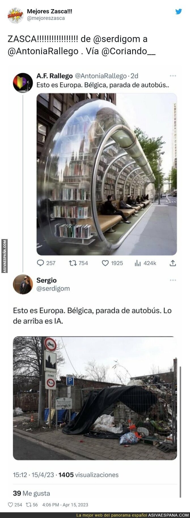Dos formas de ver Bélgica