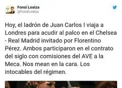 La amistad de Florentino con el Rey Juan Carlos