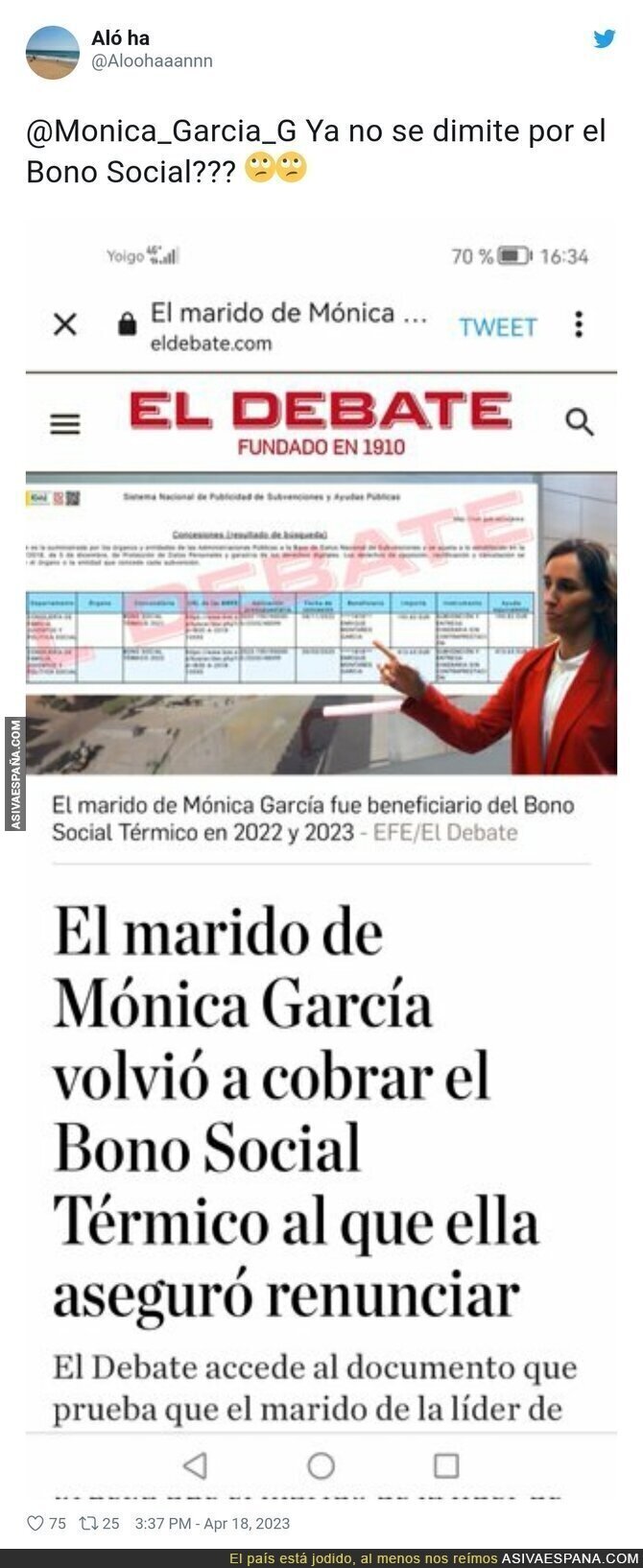 ¿Cuánto se tarda en renunciar al bono social?