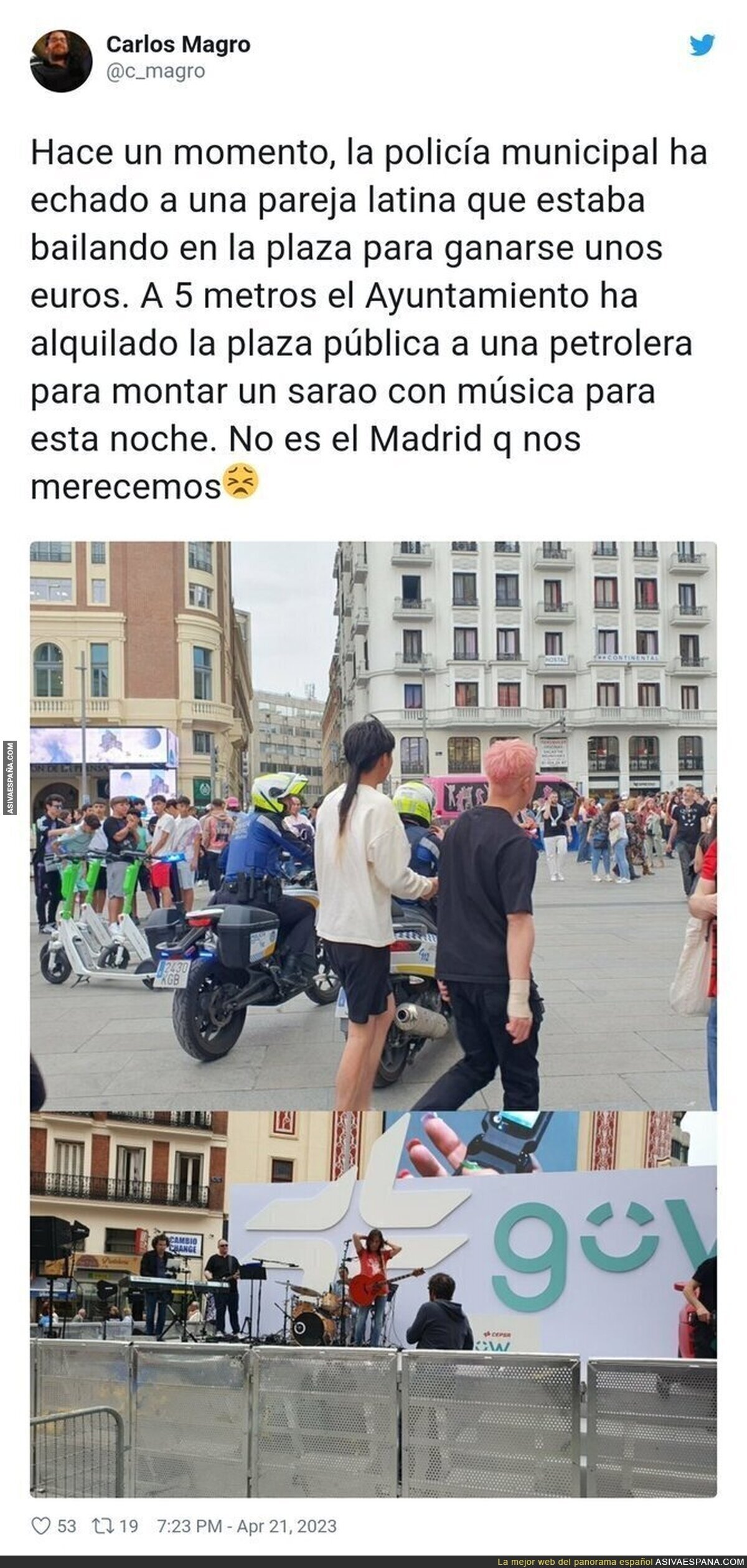 La Madrid de derechas es así