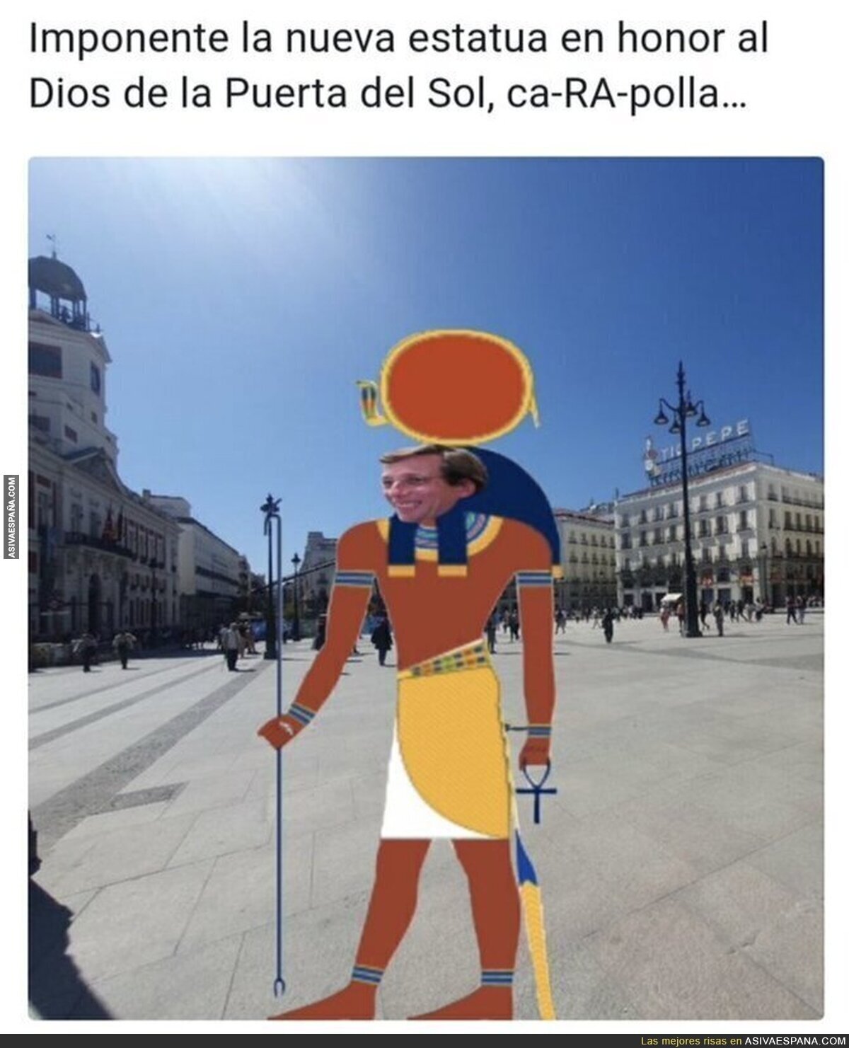 El dios del Sol en Madrid
