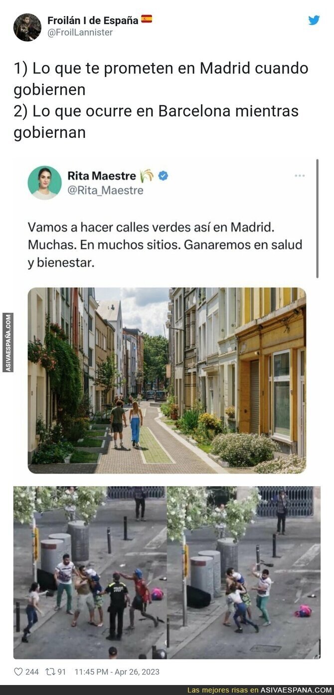 Las dos caras de la izquierda antes y después de gobernar