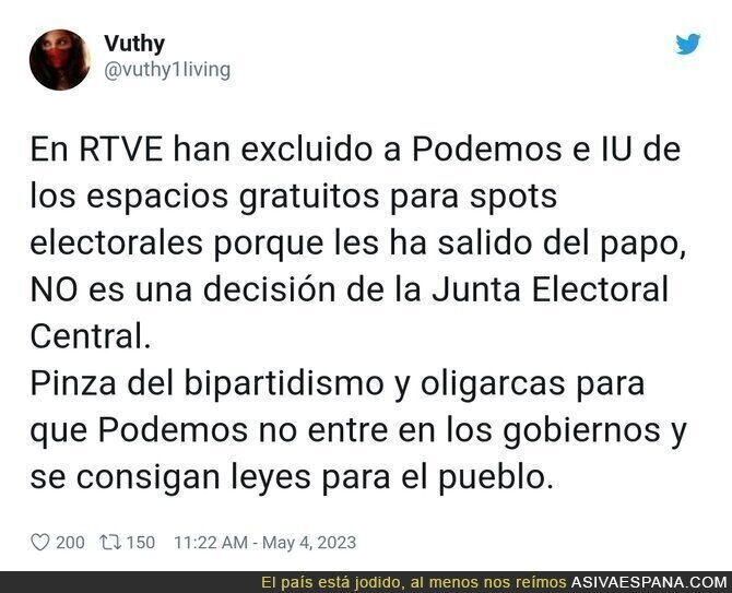 Todo está muy pensado contra Podemos