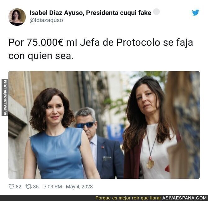 La guardaespaldas de Ayuso
