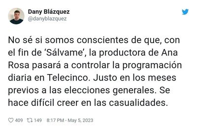 El peligro es real con Telecinco