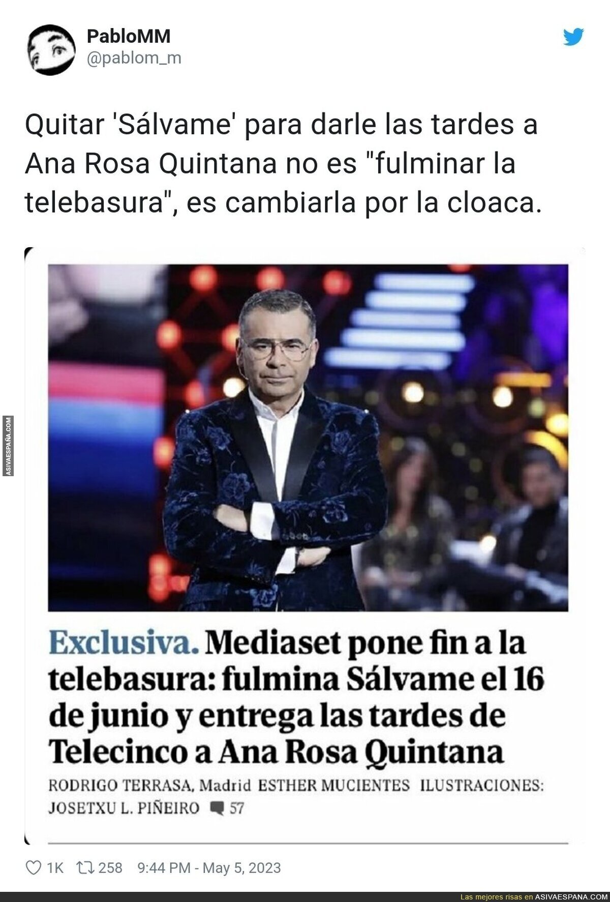 Cuando Ana Rosa es incluso peor que Jorge Javier