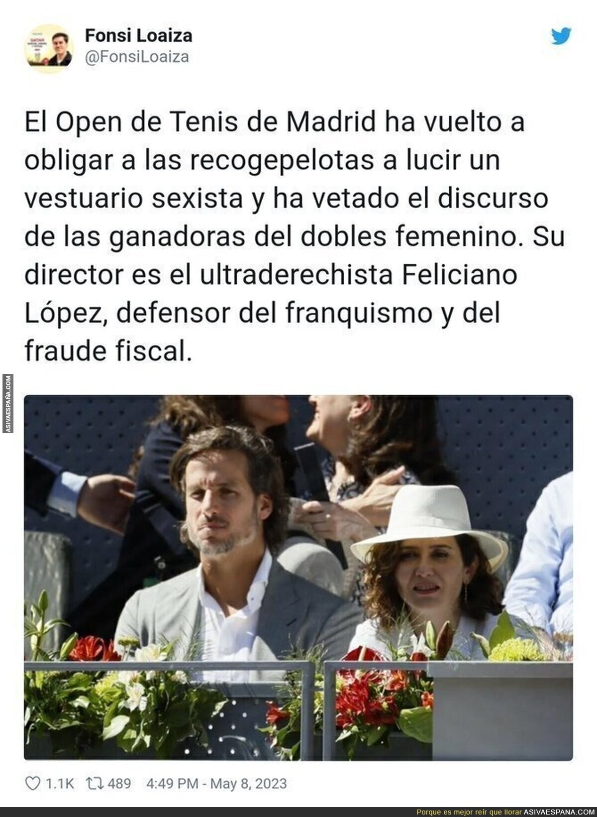El camino que toma el Open de Tenis de Madrid con Feliciano López