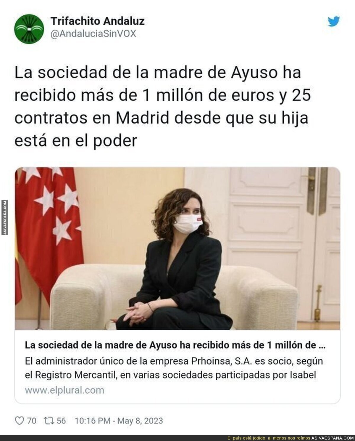 El enchufismo que hay en la Comunidad de Madrid