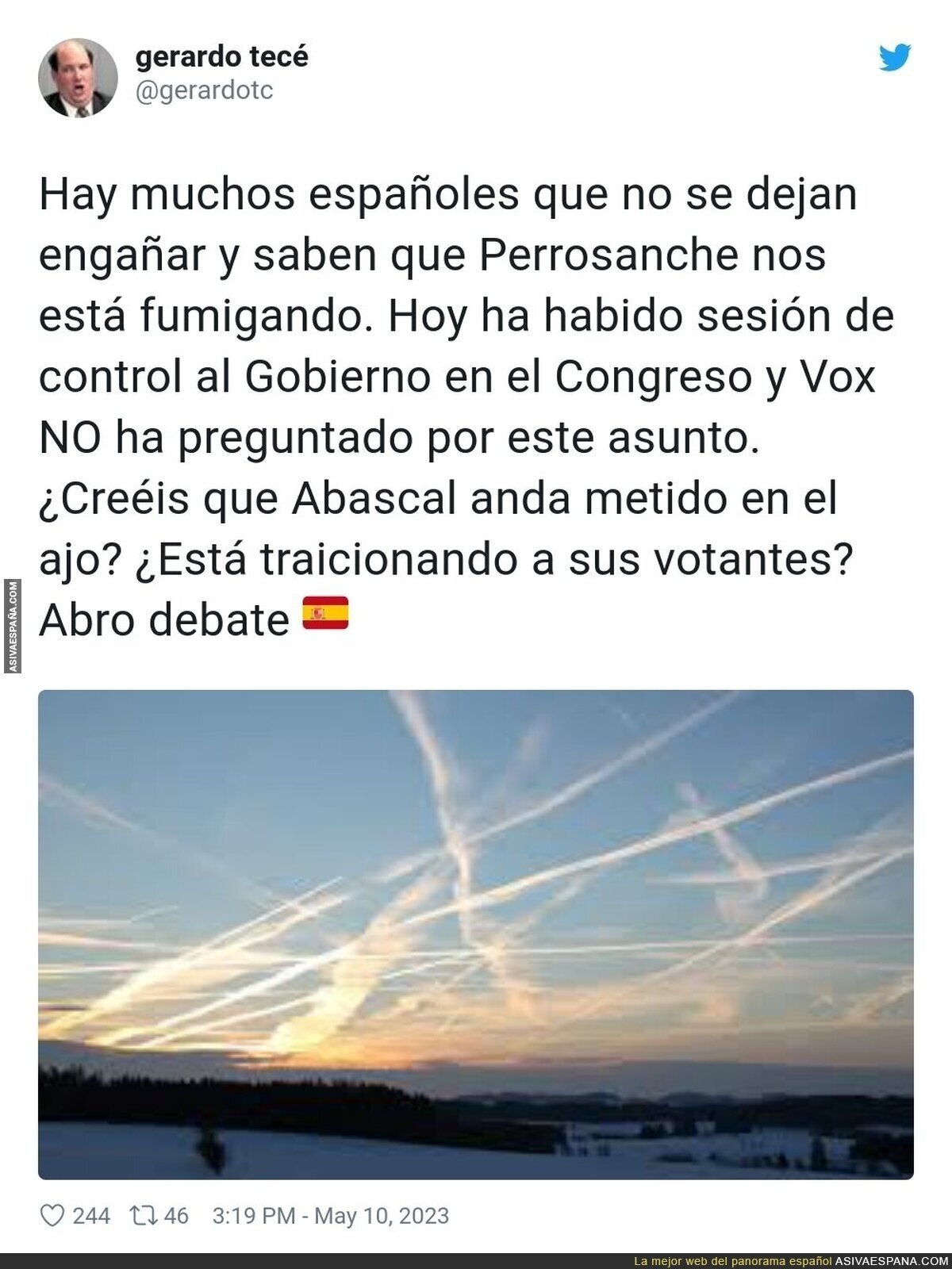 El bulo que se está creyendo la gente de las fumigaciones