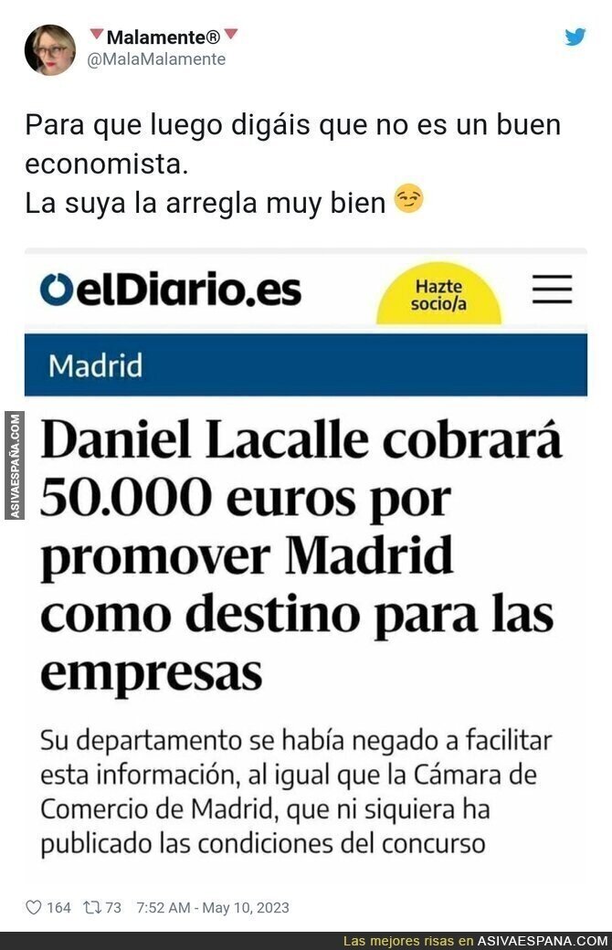 Daniel Lacalle y sus intereses con Madrid