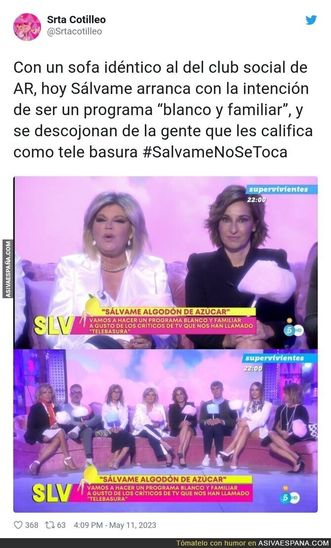Sálvame es lo mejor de la televisión