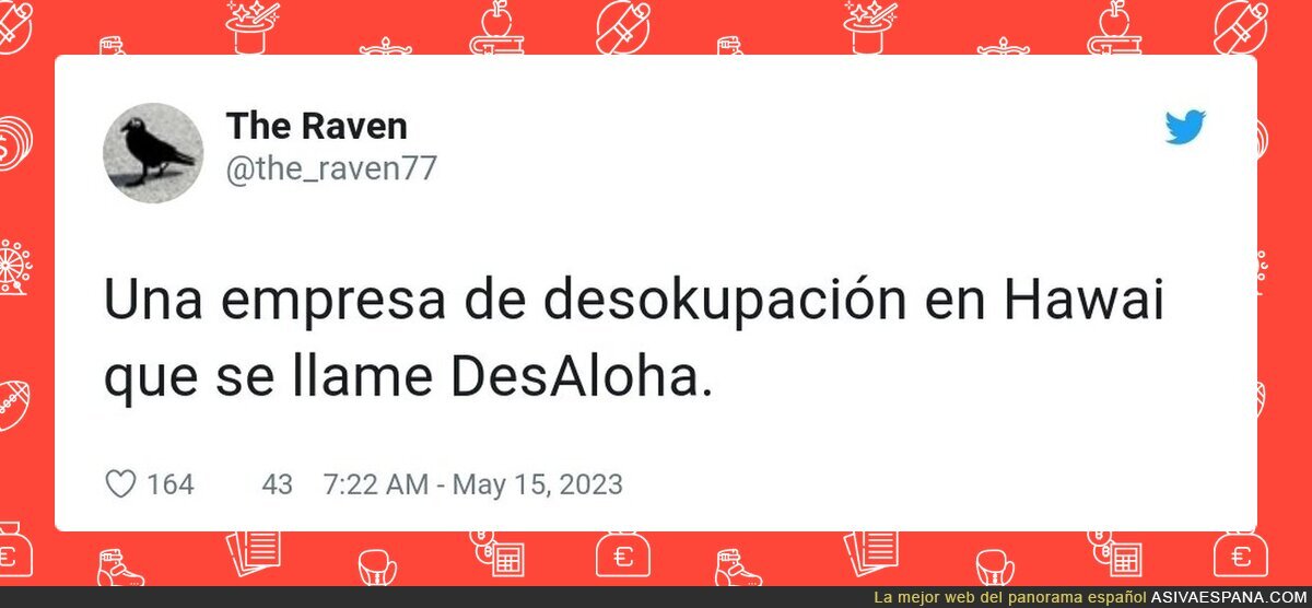 Nivelazo de tweet, por @the_raven77