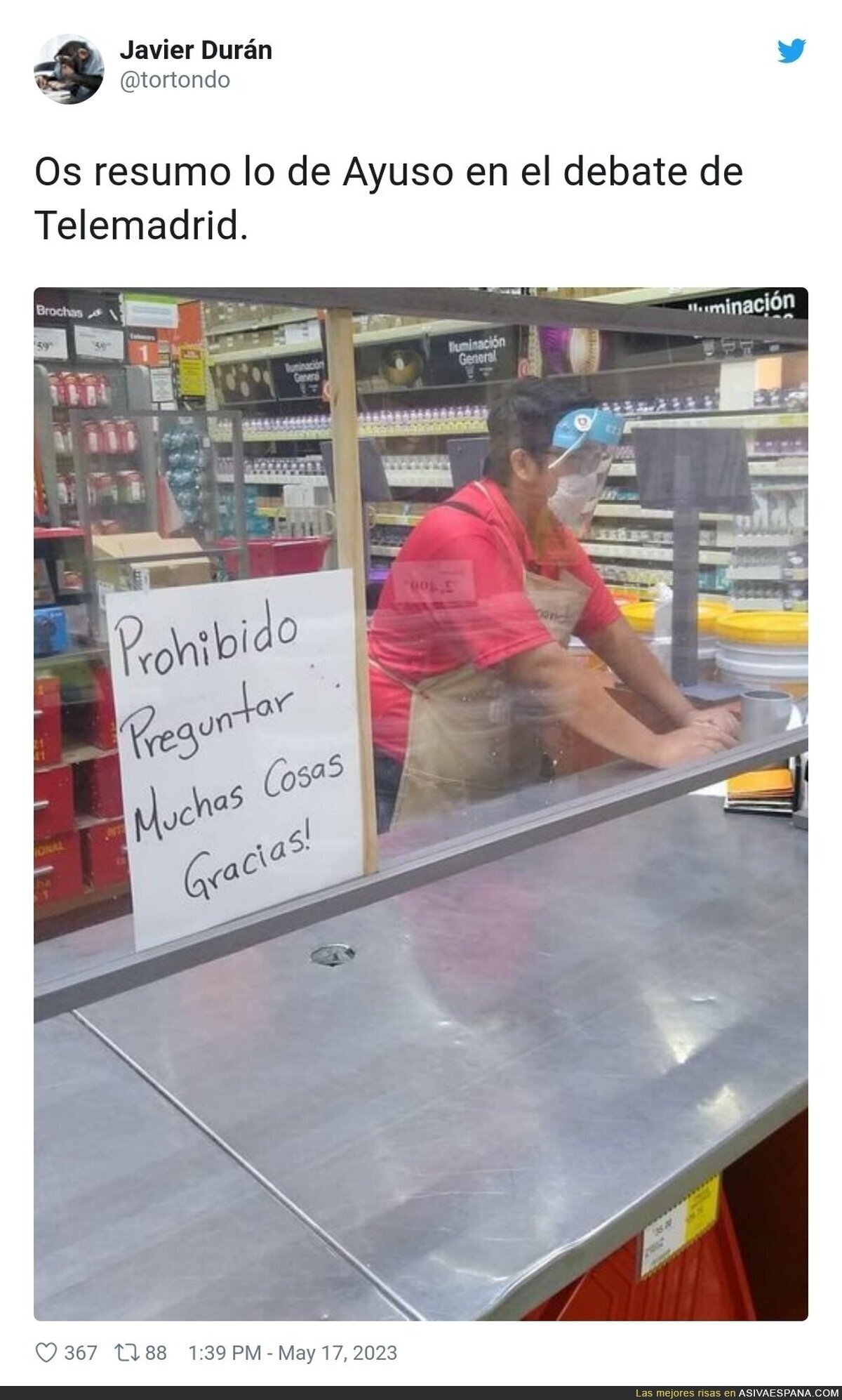 Por si acaso, por @tortondo