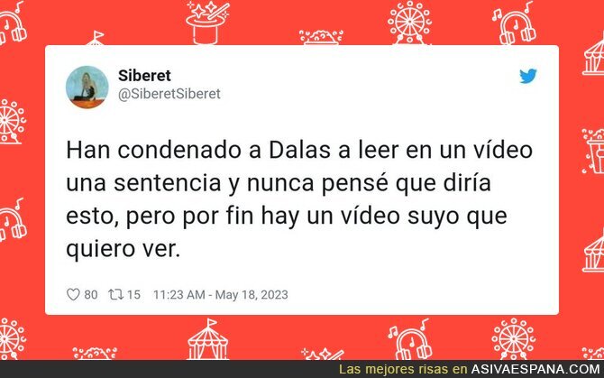 Muy fan del juez por llamarle tonto con todas las letras, pero en bonito, por @SiberetSiberet