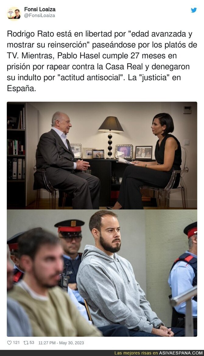 La justicia en España no existe