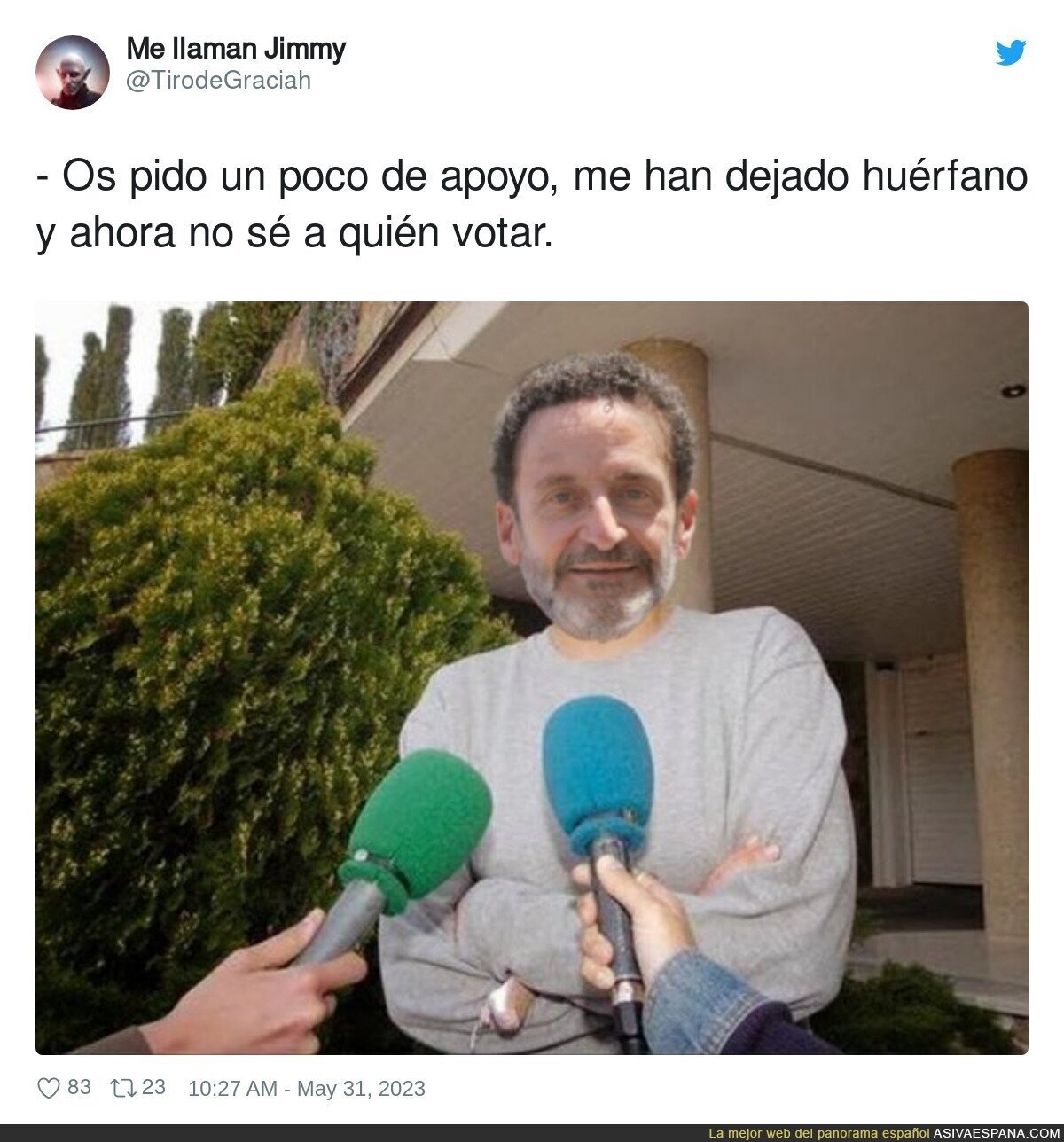 Edmundo Bal no puede más