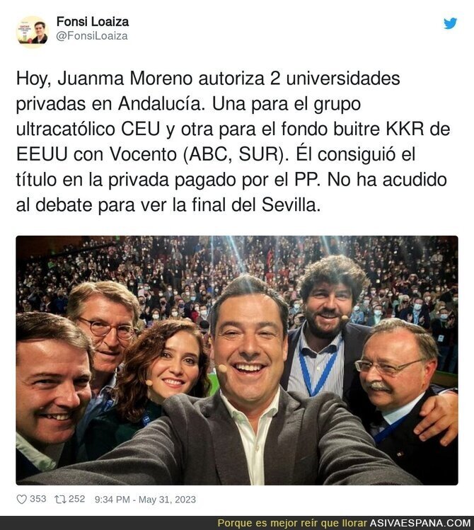 Las prioridades de Juanma Moreno