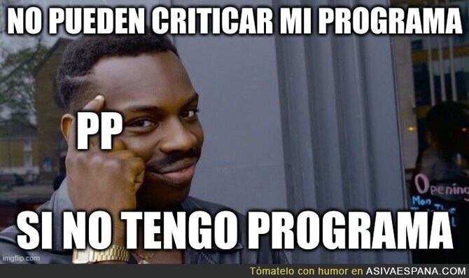 Quien critica el programa electoral del PP