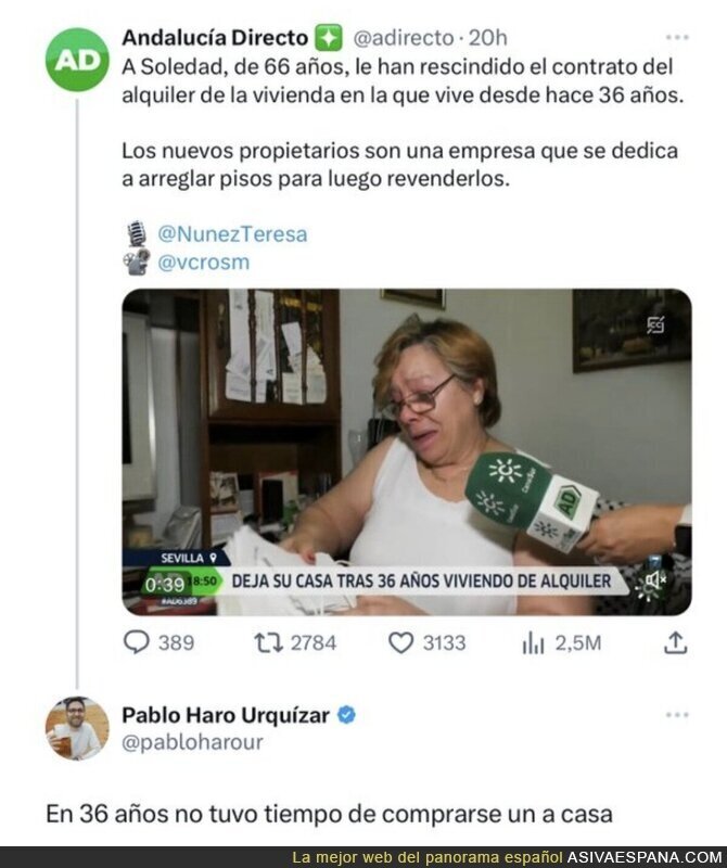 Pablo no tiene corazón con la gente