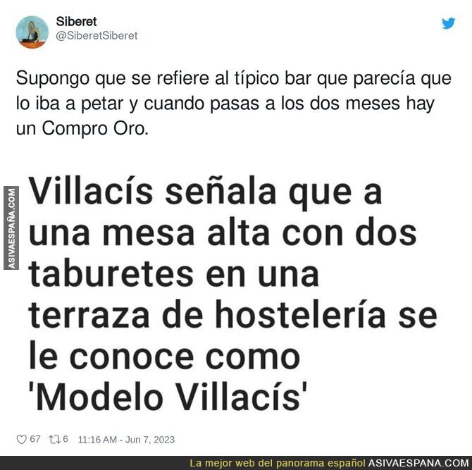 El modelo Villacís de Madrid