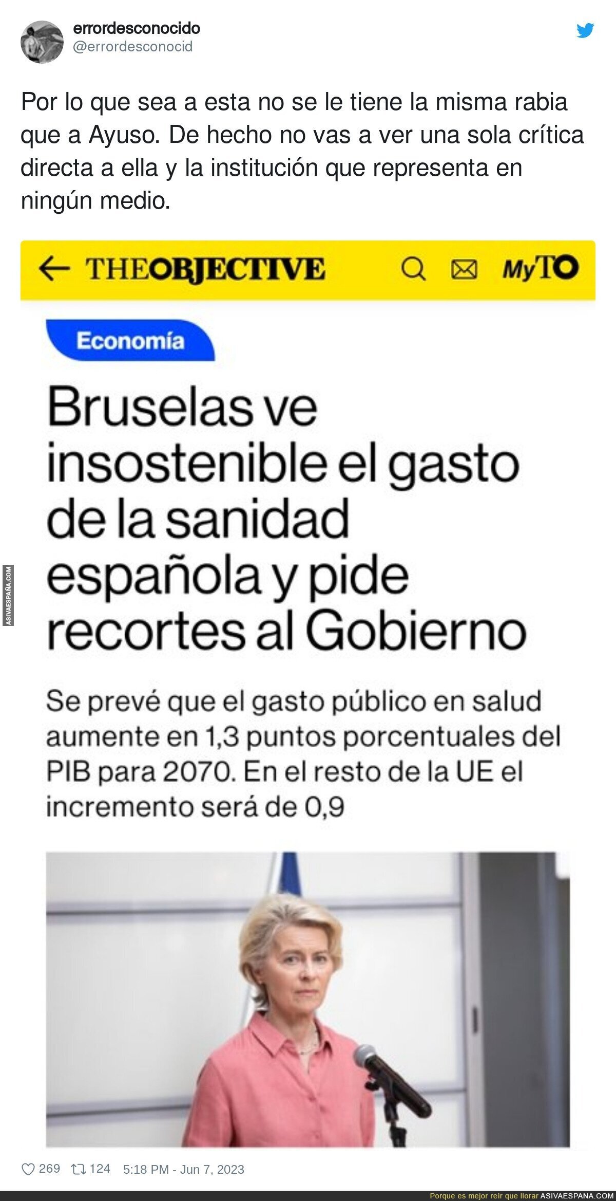 Bruselas contra el gasto de la sanidad española