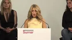 Yolanda Díaz y su anuncio en Sumar como si fuese un anuncio de perfume
