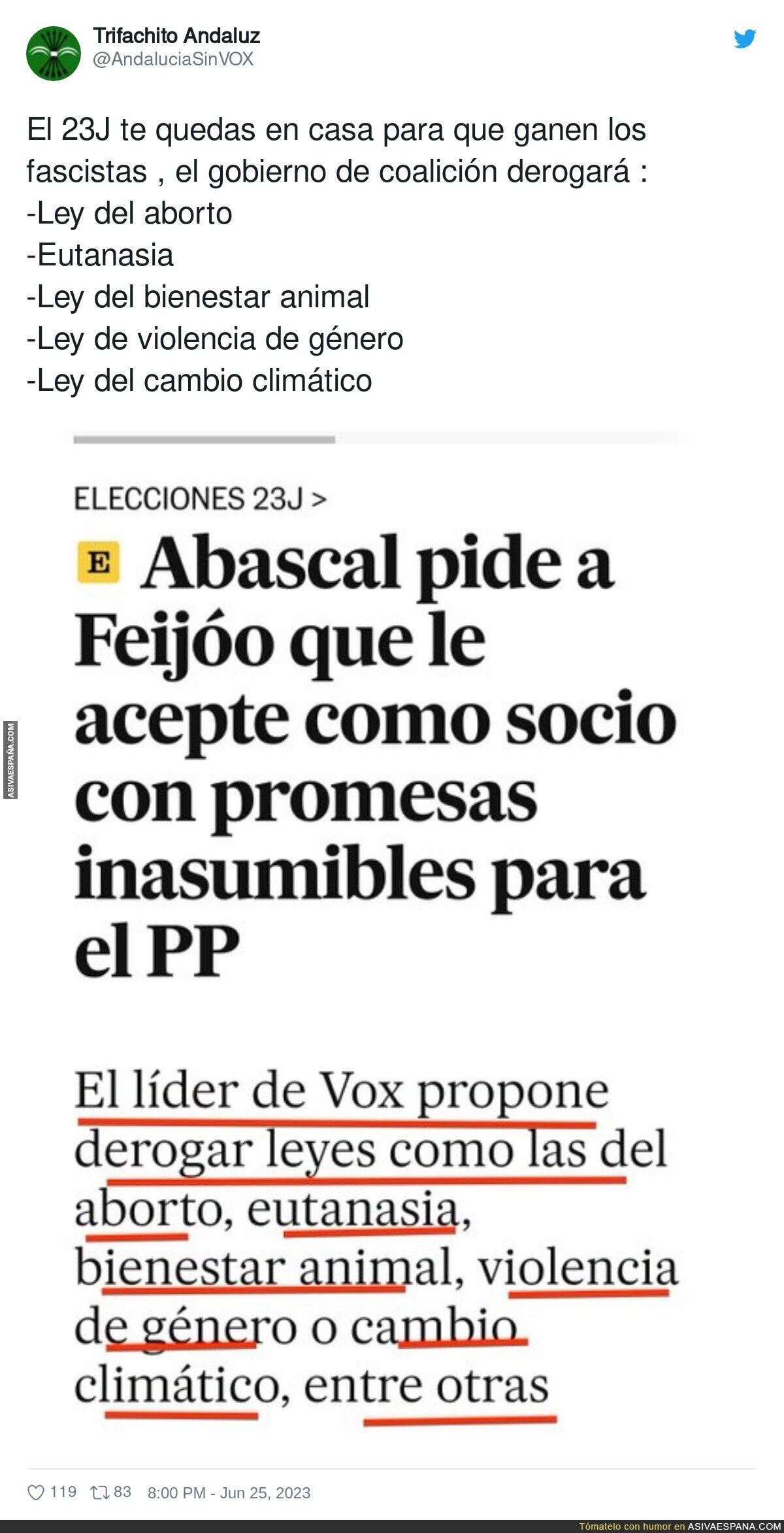 Preparados para que nos gobierne VOX