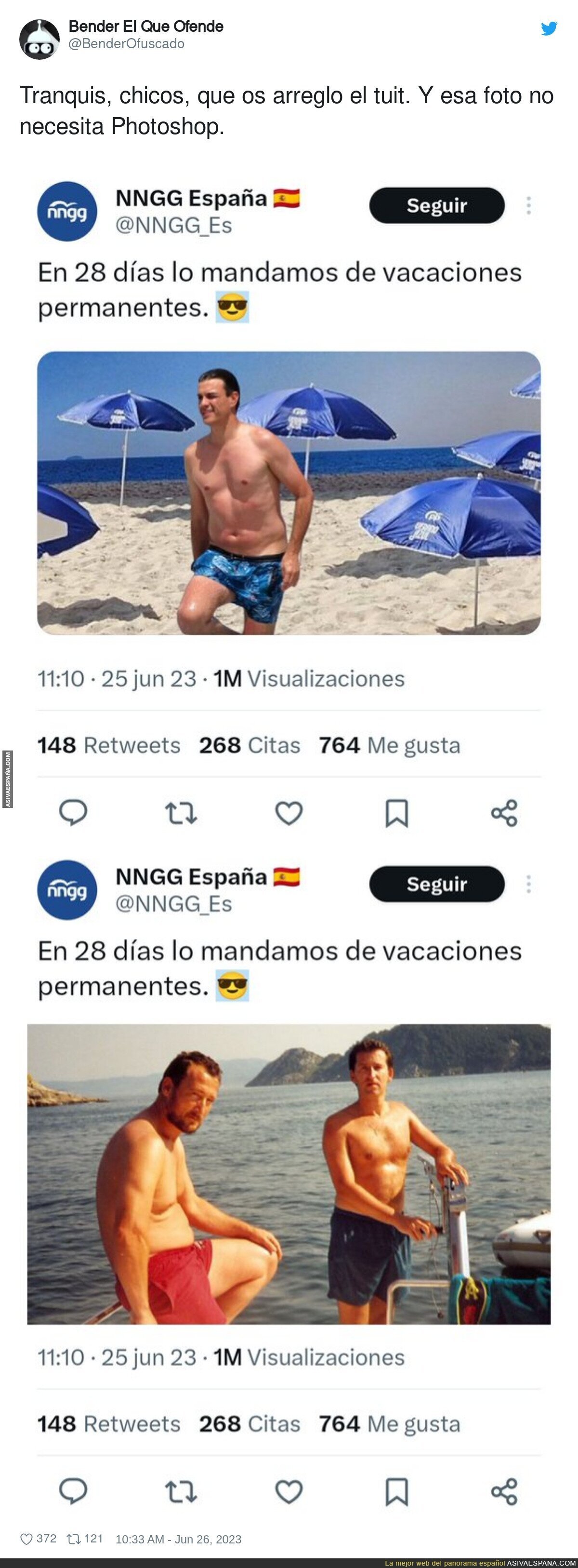 Arreglando el mensaje de las NNGG del PP