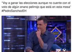 Pedro Sánchez sale a ganar