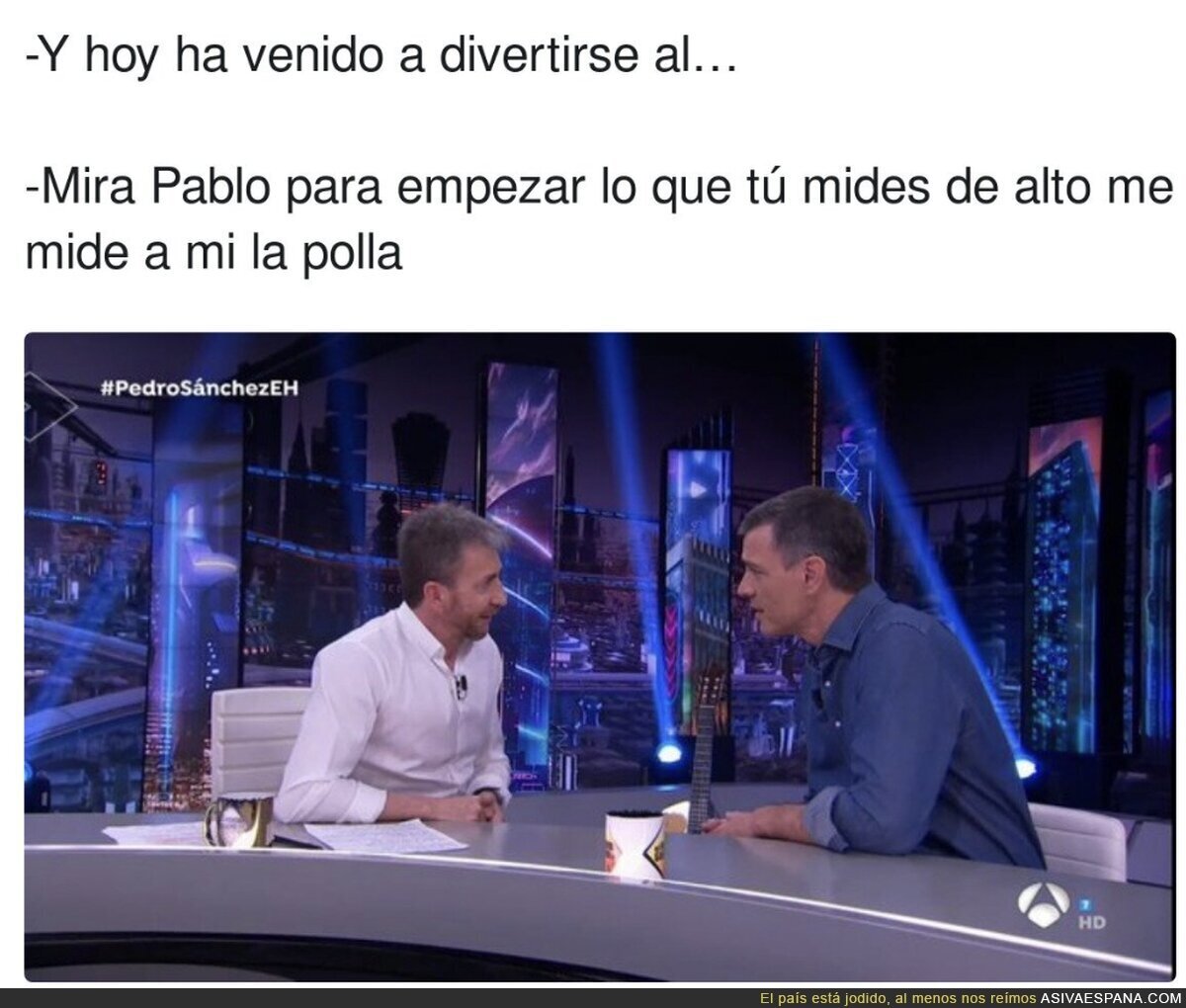 Pedro Sánchez le ha cogido la medida a Pablo Motos
